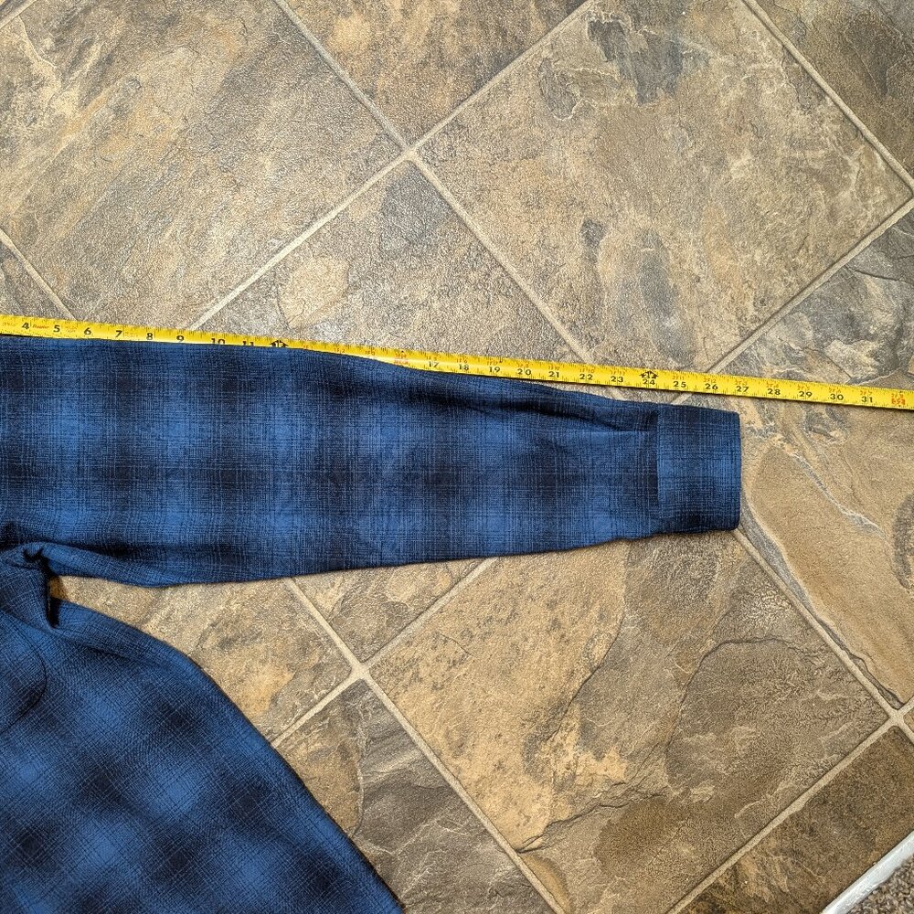 Pendleton Trail Elbow Patch Wool Plaid Shirt Size… - image 6